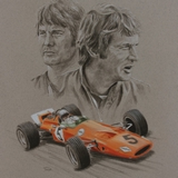 Robin Herd drawing by Simon Taylor